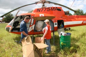 A helicopter we have worked with - courtesy of Mercy Air